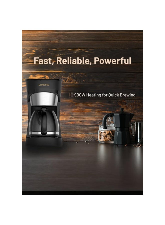 LePresso Drip Coffee Maker 1.5L with One-Touch Control, Keep Warm & Washable Filter - Image 4